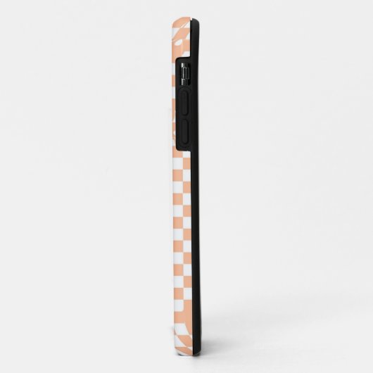 Peach Fuzz Cherry Gingham Pattern Case-Mate iPhone Case (Achterkant/links)