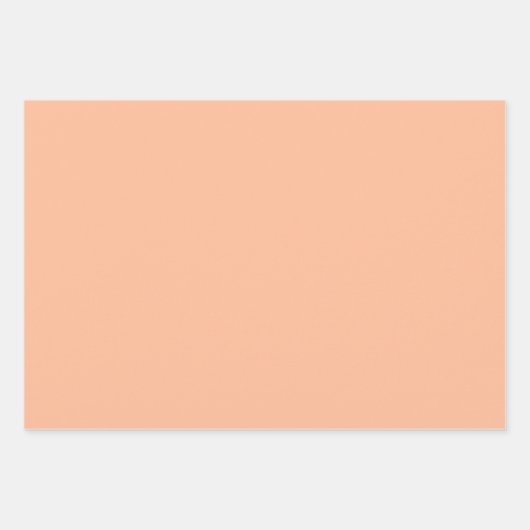 Peach Fuzz Cherry Gingham Pattern Inpakpapier Vel (Voorkant 2)