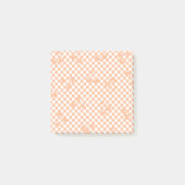 Peach Fuzz Cherry Gingham Pattern Post-it® Notes (Voorkant)