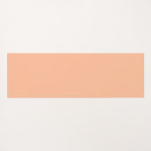 Peach Fuzz Cherry Gingham Pattern Yogamat (Achterkant (horizontaal))