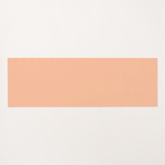 Peach Fuzz Cherry Gingham Pattern Yogamat (Achterkant (horizontaal))