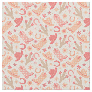 Peach Fuzz Groovy Cowgirl laarzen en petten Stof