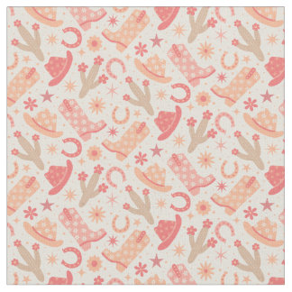 Peach Fuzz Groovy Cowgirl laarzen en petten Stof