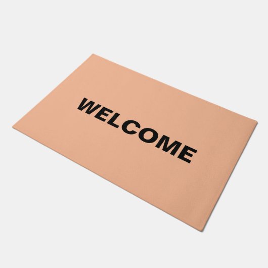 Peach Fuzz is mooi en wenselijk Deurmat (Schuin)