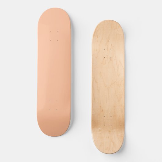 Peach Fuzz is mooi en wenselijk Persoonlijk Skateboard (Voorkant)