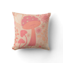 Peach Fuzz Kleur van het jaar champignons bloemig