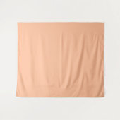 Peach Fuzz minimalistische trendy kleur Wandkleed (Voorkant (horizontaal))