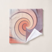 Peach fuzz schelp bad handdoek (Wasdoekje)