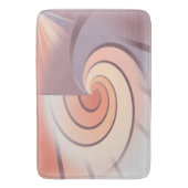 Peach fuzz schelp badmat (Voorkant Verticaal)