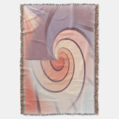 Peach fuzz schelp deken (Voorkant Verticaal)