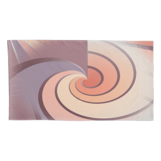 Peach fuzz schelp kussensloop (Achterkant-Rechts)