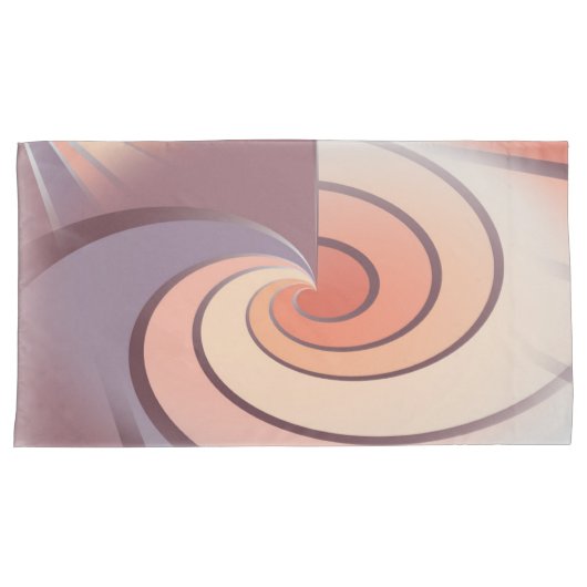 Peach fuzz schelp kussensloop (Voorkant-Rechts)