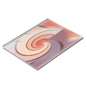 Peach fuzz schelp notitieboek (Linkerzijde)