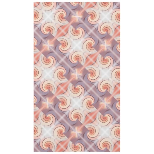 Peach fuzz schelp tafelkleed (Voorkant)