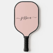 Peach fuzz script naam pickleball paddle (Achterkant)
