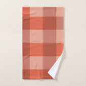 Peach Fuzz Sinaasappel Checkerboard Bad Handdoek (Handdoek)