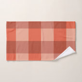 Peach Fuzz Sinaasappel Checkerboard Bad Handdoek (Handdoek)