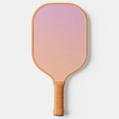 Peach Fuzz Tropical Leaves Gepersonaliseerde Gift Pickleball Paddle (Achterkant)