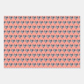 Peach Fuzz Valentijns inpakpapier Trio Vel (Voorkant 2)