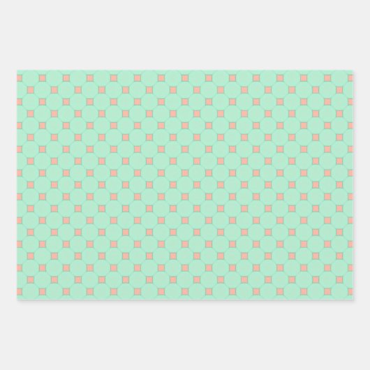 Peach Geavanceerde inpakpapier Flat Sheet Set (Voorkant 2)