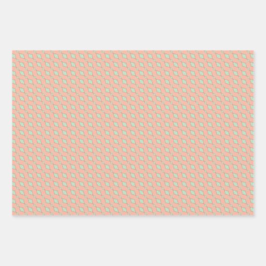 Peach Geavanceerde inpakpapier Flat Sheet Set Vel (Voorkant 3)