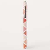 Peach Geometric Square Pattern Case-Mate iPhone Case (Achterkant/links)