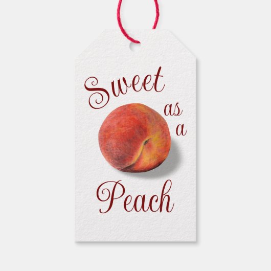 Peach Gift Label Cadeaulabel (Achterkant)