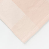Peach Gingham Pset Pattern Fleece Blanket Deken (Hoek)