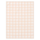 Peach Gingham Tafelkleed (Voorkant)