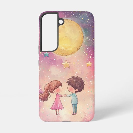 Peach Glow Guardian Samsung Galaxy Hoesje (Achterkant)