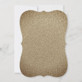 Peach Gold Floral Confetti 70ste verjaardagsfeestj Kaart (Achterkant)