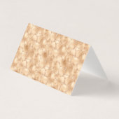 Peach Gold Glitter Glam Sparkle Giraffe Print Kaart (Achterkant)