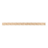Peach Gold Glitter Glam Sparkle Giraffe Print Satijnen Lint (Voorkant)