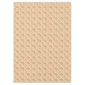 Peach Gold Glitter Glam Sparkle Giraffe Print Tafelkleed (Voorkant)