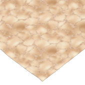 Peach Gold Glitter Glam Sparkle Giraffe Print Tafelkleed (Gekanteld)