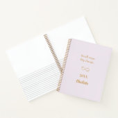 Peach gold motivatie quote notitieboek (Binnen)