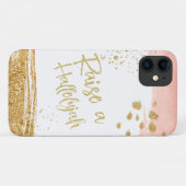 Peach Gold Raise A Hallelujah Christelijk Case-Mate iPhone Case (Achterkant (horizontaal))