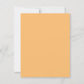Peach Gold Rose Flower Art Note Card Set Notitiekaartje (Achterkant)