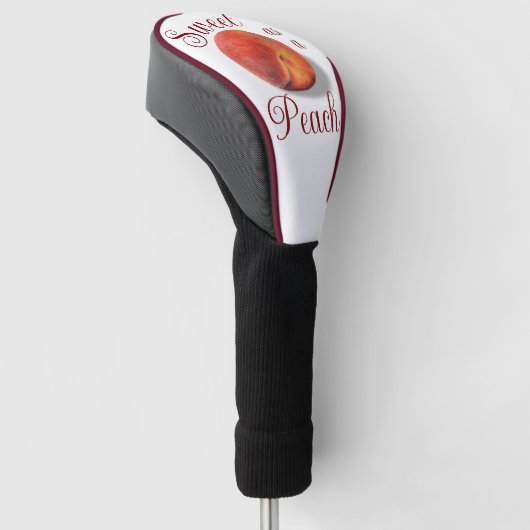 Peach Golf Head Hoesje Golfheadcover (Schuin)