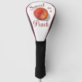 Peach Golf Head Hoesje Golfheadcover (Voorkant)