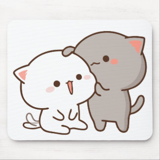 Peach Goma Love Muismatten