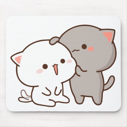 Peach Goma Love Muismatten (Voorkant)