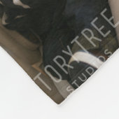 Peach Gradient 5-photo Family Tribute Keepsake Fleece Deken (Hoek)