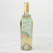 Peach Green Wedding Spring Pastel Flessenhanger (Op fles)