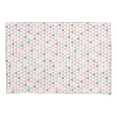 Peach Grey beige Neutrals Modern Pillow Hoesje Kussensloop (Voorkant)