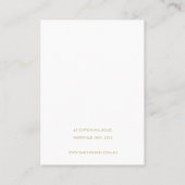 PEACH GROEN AGATE MARBLE EARRING DISPLAY CARD VISITEKAARTJE (Achterkant)