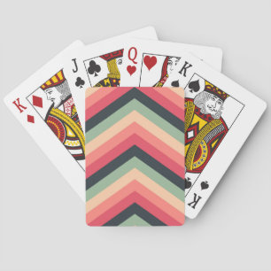 Peach Grove Zigzag Pokerkaarten