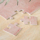 Peach Grunge Cockatau Jigzaag Puzzle Legpuzzel (Zijkant)