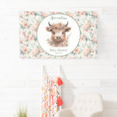 Peach Highland Koe Banner (Insitu)