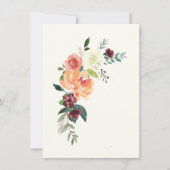 Peach hydrangea van uw bureau een persoonlijke Sja Bedankkaart (Voorkant)